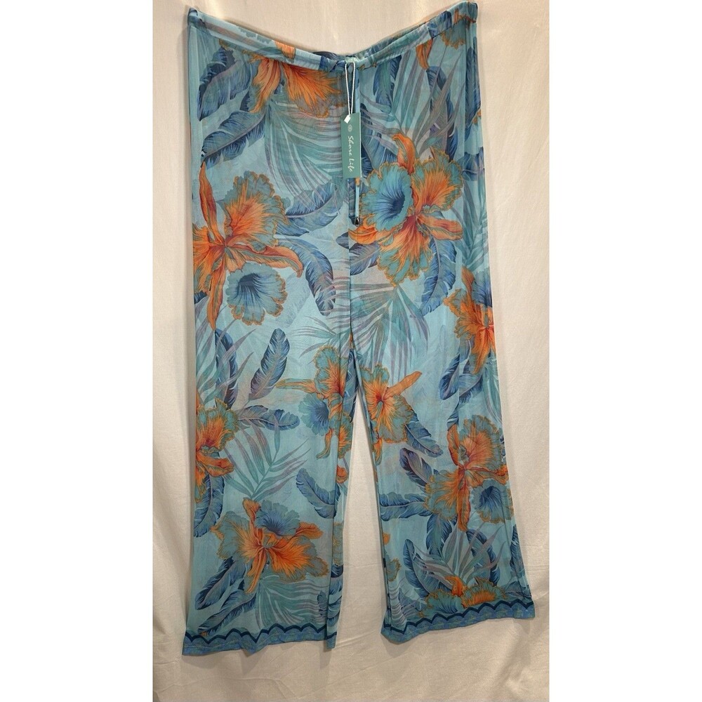 Shore Life Beach Cover Up Pants NWT Women's Size 2X